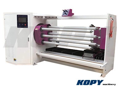 turret type six axis adhesive tape roll cutting machine