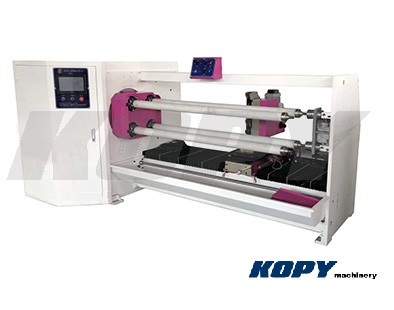 exchange type four shafts log roll cutting machine
