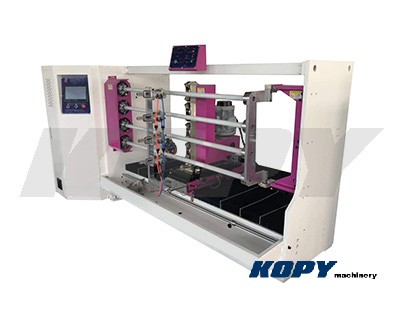 straight type four shafts insulating tape coil cutting machine